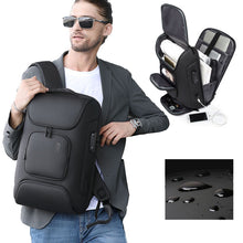 Load image into Gallery viewer, BANGE  BG-7216plus Antitheft Waterproof Travel Men Backpack 15.6 Inch Laptop Bag, BG-7216plus (Black), BG-7216plus (Grey)