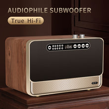 Load image into Gallery viewer, W1 Wooden HIFI Sound Effect Desktop Wireless Bluetooth Speaker
