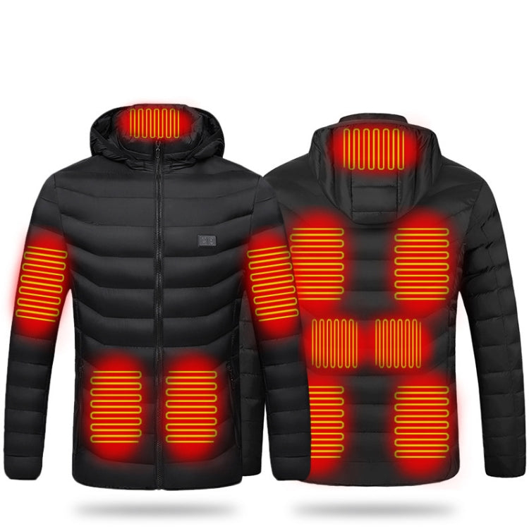 USB Winter Electric Heated Jacket Warm Thermal Jacket, 4 Zone Blue S, 4 Zone Blue M, 4 Zone Blue L, 4 Zone Blue XL, 4 Zone Blue XXL, 4 Zone Blue 3XL, 4 Zone Blue 4XL, 4 Zone Black  S, 4 Zone Black  M, 4 Zone Black  L, 4 Zone Black  XL, 4 Zone Black  XX...