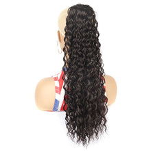 Load image into Gallery viewer, LSDP22 Drawstring Long Curly Wig Ponytail Mesh Curly Ponytail, 1B, 2, 4, 1BT27, 1BT30, 1BT33, 1BTBUG, 18C