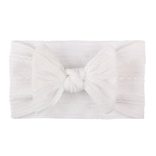 Load image into Gallery viewer, Soft Jacquard Nylon Children Headwear Baby Bow Headband