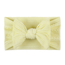 Load image into Gallery viewer, Soft Jacquard Nylon Children Headwear Baby Bow Headband