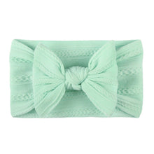 Load image into Gallery viewer, Soft Jacquard Nylon Children Headwear Baby Bow Headband