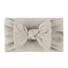 Load image into Gallery viewer, Soft Jacquard Nylon Children Headwear Baby Bow Headband