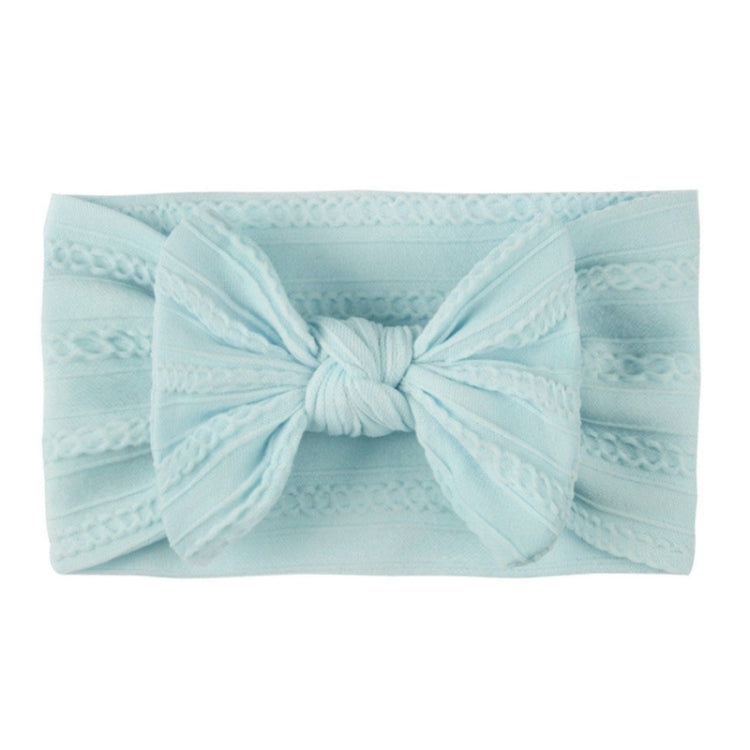 Soft Jacquard Nylon Children Headwear Baby Bow Headband