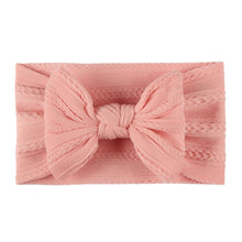 Load image into Gallery viewer, Soft Jacquard Nylon Children Headwear Baby Bow Headband