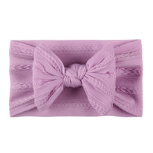Load image into Gallery viewer, Soft Jacquard Nylon Children Headwear Baby Bow Headband