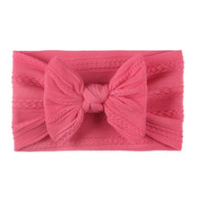 Load image into Gallery viewer, Soft Jacquard Nylon Children Headwear Baby Bow Headband
