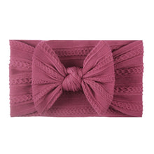 Load image into Gallery viewer, Soft Jacquard Nylon Children Headwear Baby Bow Headband
