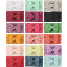 Load image into Gallery viewer, Soft Jacquard Nylon Children Headwear Baby Bow Headband