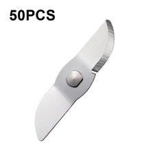 Load image into Gallery viewer, 50 PCS CA-M239 Portable Fruit Juicer Blade Semi-Circle Straight 304 Stainless Steel Stirring Knife, Semi-Circle Straight