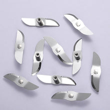 Load image into Gallery viewer, 50 PCS CA-M239 Portable Fruit Juicer Blade Semi-Circle Straight 304 Stainless Steel Stirring Knife, Semi-Circle Straight