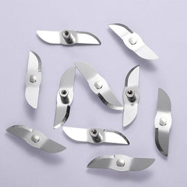 50 PCS CA-M239 Portable Fruit Juicer Blade Semi-Circle Straight 304 Stainless Steel Stirring Knife, Semi-Circle Straight