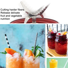 Load image into Gallery viewer, 50 PCS CA-M239 Portable Fruit Juicer Blade Semi-Circle Straight 304 Stainless Steel Stirring Knife, Semi-Circle Straight