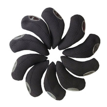Load image into Gallery viewer, 10PCS/Set 15X7 Neoprene Waterproof and Wear-resistant Golf Club Headgear, 10PCS 15X7 Black