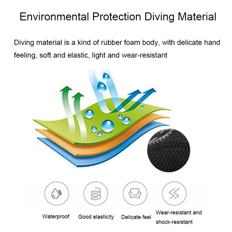 10PCS/Set 15X7 Neoprene Waterproof and Wear-resistant Golf Club Headgear, 10PCS 15X7 Black