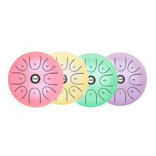 Load image into Gallery viewer, Shuffle SD-5 5.5 Inch Steel Tongue Carefree Empty Drum Percussion Instrument, Shuffle Yellow, Shuffle Pink, Shuffle Purple, Shuffle Green