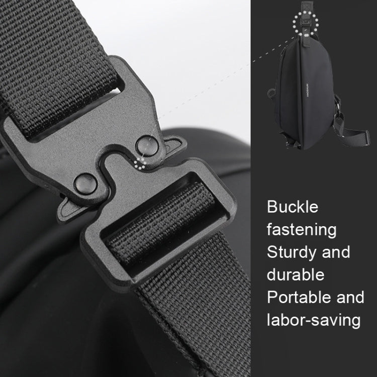 HAOSHUAI 1100-25 Men Chest Bag Casual Shoulder Bag