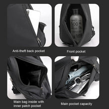 Load image into Gallery viewer, HAOSHUAI 1100-25 Men Chest Bag Casual Shoulder Bag