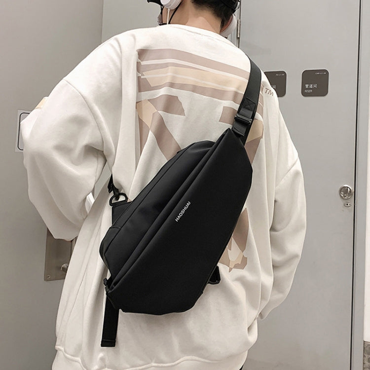 HAOSHUAI 1100-25 Men Chest Bag Casual Shoulder Bag
