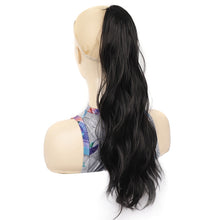 Load image into Gallery viewer, P96 Clip-On Wig Long Ponytail Water Ripple Long Curly Wig