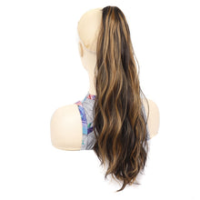 Load image into Gallery viewer, P96 Clip-On Wig Long Ponytail Water Ripple Long Curly Wig