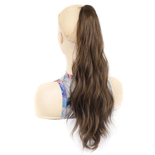 Load image into Gallery viewer, P96 Clip-On Wig Long Ponytail Water Ripple Long Curly Wig