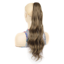 Load image into Gallery viewer, P96 Clip-On Wig Long Ponytail Water Ripple Long Curly Wig