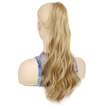 Load image into Gallery viewer, P96 Clip-On Wig Long Ponytail Water Ripple Long Curly Wig