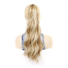 Load image into Gallery viewer, P96 Clip-On Wig Long Ponytail Water Ripple Long Curly Wig