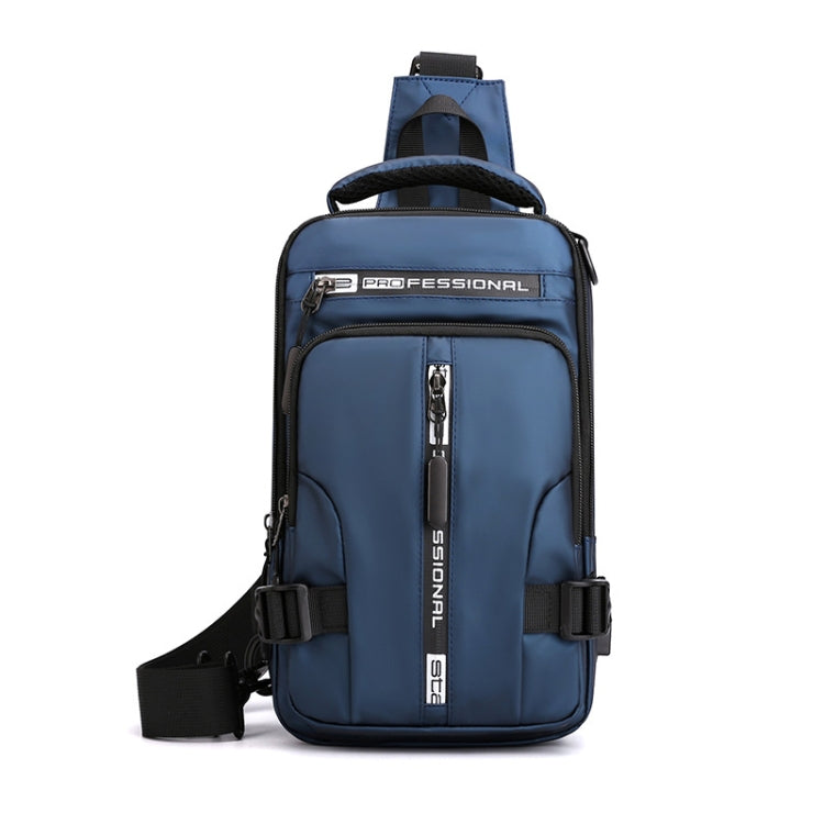HAOSHUAI 1100-13 Men Multifunctional Chest Bag Casual Shoulder Messenger Bag, 1100-13 Black, 1100-13 Army Green, 1100-13 Gray, 1100-13 Khaki, 1100-13 Dark Blue