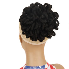 Load image into Gallery viewer, LSFBZB Drawstring Dreadlocks Wig Caterpillar Dreadlock Shaggy Hair Bun, Spec:, 1B, 2, 1BH27, 1BHBUG, 4H27H30, 99JHBUGH, 27, 30, 27H613, 613