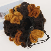 Load image into Gallery viewer, LSFBZB Drawstring Dreadlocks Wig Caterpillar Dreadlock Shaggy Hair Bun, Spec:, 1B, 2, 1BH27, 1BHBUG, 4H27H30, 99JHBUGH, 27, 30, 27H613, 613