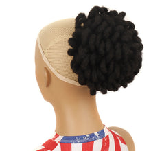 Load image into Gallery viewer, LSFBZB Drawstring Dreadlocks Wig Caterpillar Dreadlock Shaggy Hair Bun, Spec:, 1B, 2, 1BH27, 1BHBUG, 4H27H30, 99JHBUGH, 27, 30, 27H613, 613