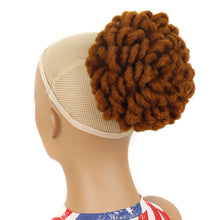 Load image into Gallery viewer, LSFBZB Drawstring Dreadlocks Wig Caterpillar Dreadlock Shaggy Hair Bun, Spec:, 1B, 2, 1BH27, 1BHBUG, 4H27H30, 99JHBUGH, 27, 30, 27H613, 613