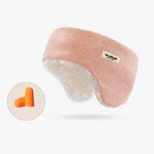 Load image into Gallery viewer, Golovejoy Winter Warm Soundproof Earmuffs + Earplugs Set Sleep Eye Mask, 2 In 1 (Gray), 2 In 1 (Pink), 2 In 1 (Black), 2 In 1 (Beige), 2 In 1 (Khaki)