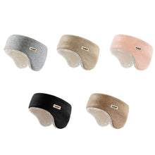Load image into Gallery viewer, Golovejoy Winter Warm Soundproof Earmuffs + Earplugs Set Sleep Eye Mask, 2 In 1 (Gray), 2 In 1 (Pink), 2 In 1 (Black), 2 In 1 (Beige), 2 In 1 (Khaki)