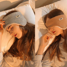 Load image into Gallery viewer, Golovejoy Winter Warm Soundproof Earmuffs + Earplugs Set Sleep Eye Mask, 2 In 1 (Gray), 2 In 1 (Pink), 2 In 1 (Black), 2 In 1 (Beige), 2 In 1 (Khaki)