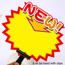 Load image into Gallery viewer, 10 bags 25x19cm Explosion Sticker Product Price Tag Supermarket Price Label, WM-001, WM-002, WM-003, WM-005, WM-006, WM-007, WM-008, WM-009, WM-010, WM-011, WM-012, WM-013, XD-511, XD-520, XD-532, XD-537, XD-541, XD-559