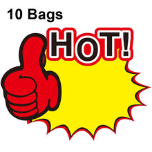Load image into Gallery viewer, 10 bags 25x19cm Explosion Sticker Product Price Tag Supermarket Price Label, WM-001, WM-002, WM-003, WM-005, WM-006, WM-007, WM-008, WM-009, WM-010, WM-011, WM-012, WM-013, XD-511, XD-520, XD-532, XD-537, XD-541, XD-559