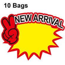 Load image into Gallery viewer, 10 bags 25x19cm Explosion Sticker Product Price Tag Supermarket Price Label, WM-001, WM-002, WM-003, WM-005, WM-006, WM-007, WM-008, WM-009, WM-010, WM-011, WM-012, WM-013, XD-511, XD-520, XD-532, XD-537, XD-541, XD-559