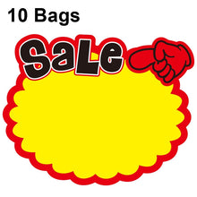 Load image into Gallery viewer, 10 bags 25x19cm Explosion Sticker Product Price Tag Supermarket Price Label, WM-001, WM-002, WM-003, WM-005, WM-006, WM-007, WM-008, WM-009, WM-010, WM-011, WM-012, WM-013, XD-511, XD-520, XD-532, XD-537, XD-541, XD-559