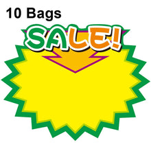 Load image into Gallery viewer, 10 bags 25x19cm Explosion Sticker Product Price Tag Supermarket Price Label, WM-001, WM-002, WM-003, WM-005, WM-006, WM-007, WM-008, WM-009, WM-010, WM-011, WM-012, WM-013, XD-511, XD-520, XD-532, XD-537, XD-541, XD-559