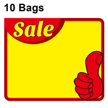 Load image into Gallery viewer, 10 bags 25x19cm Explosion Sticker Product Price Tag Supermarket Price Label, WM-001, WM-002, WM-003, WM-005, WM-006, WM-007, WM-008, WM-009, WM-010, WM-011, WM-012, WM-013, XD-511, XD-520, XD-532, XD-537, XD-541, XD-559