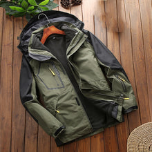 Load image into Gallery viewer, LSM-121 Men Autumn And Winter Jackets Grab Fleece Inner Lining Outdoor Hiking Clothes, L, XL, 2XL, 3XL, 4XL, 5XL