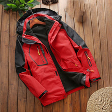Load image into Gallery viewer, LSM-121 Men Autumn And Winter Jackets Grab Fleece Inner Lining Outdoor Hiking Clothes, L, XL, 2XL, 3XL, 4XL, 5XL