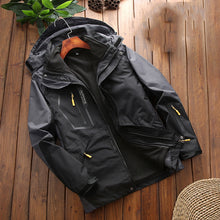 Load image into Gallery viewer, LSM-121 Men Autumn And Winter Jackets Grab Fleece Inner Lining Outdoor Hiking Clothes, 6XL