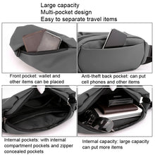 Load image into Gallery viewer, HAOSHUAI 1100-20 Men Waist Bag Outdoor Running Mobile Phone Bag, 1100-20 Dark Blue, 1100-20 Black, 1100-20 Army Green