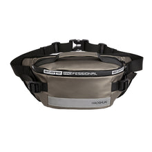 Load image into Gallery viewer, HAOSHUAI Outdoor Running Waist Bag With Reflecting Strip Chest Bag, 1100-6 Army Green, 1100-6 Khaki, 1100-6 Dark Blue, 1100-6 Black), 1100-6 Gray, 1206 Royal Blue Strip, 1206 Silver Gray Strip