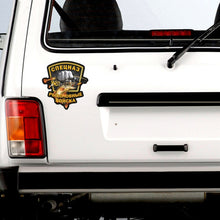 Load image into Gallery viewer, 5 PCS P200 Fishing Force Car Sticker, Fishing Force Black, Fishing Force White